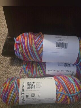 Loops & Threads Fiesta Multicolor Yarn Skeins